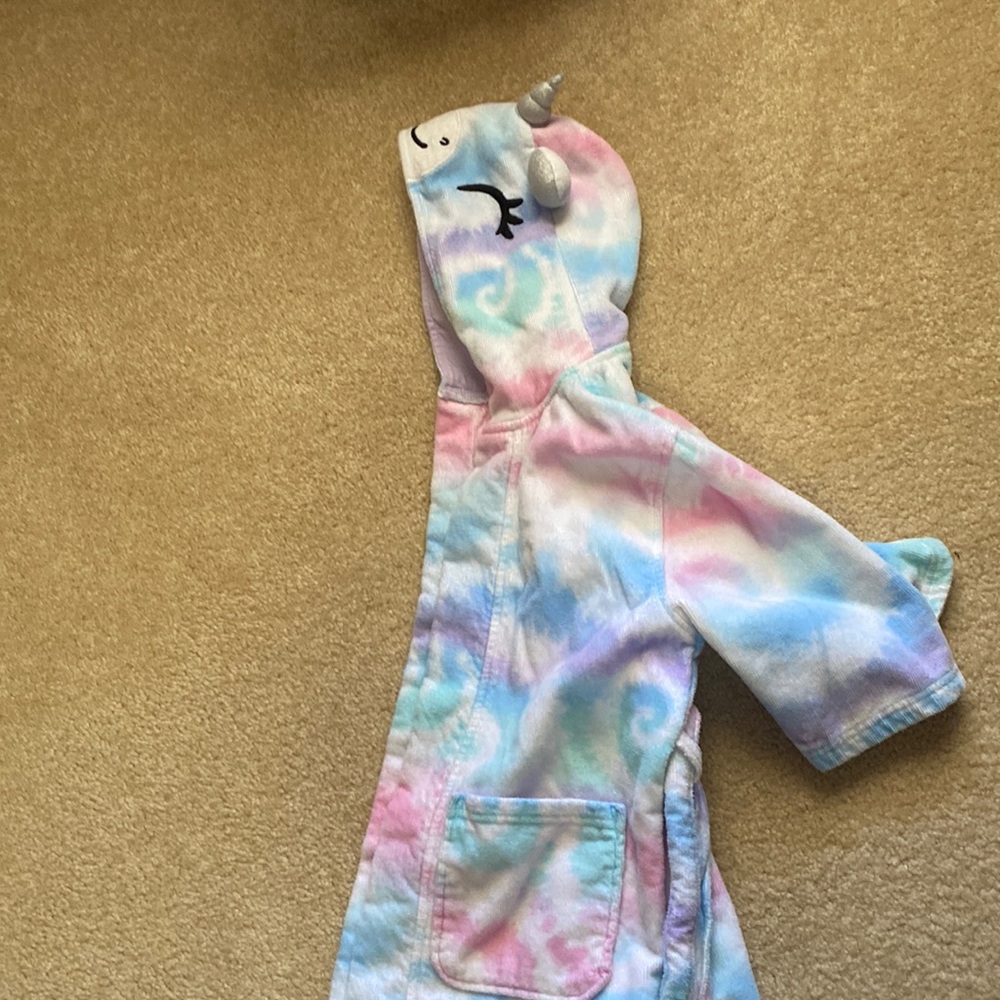 Girls unicorn robe